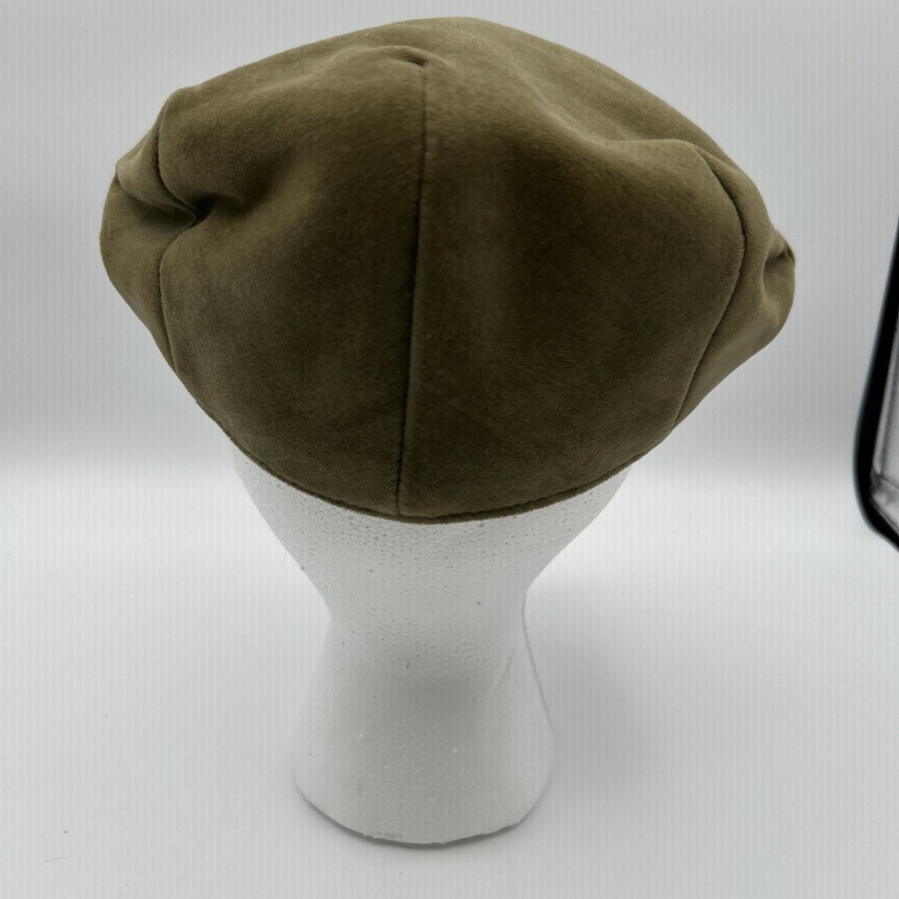 Stylish Olive Men's Flat Cap - Picture 4 of 11